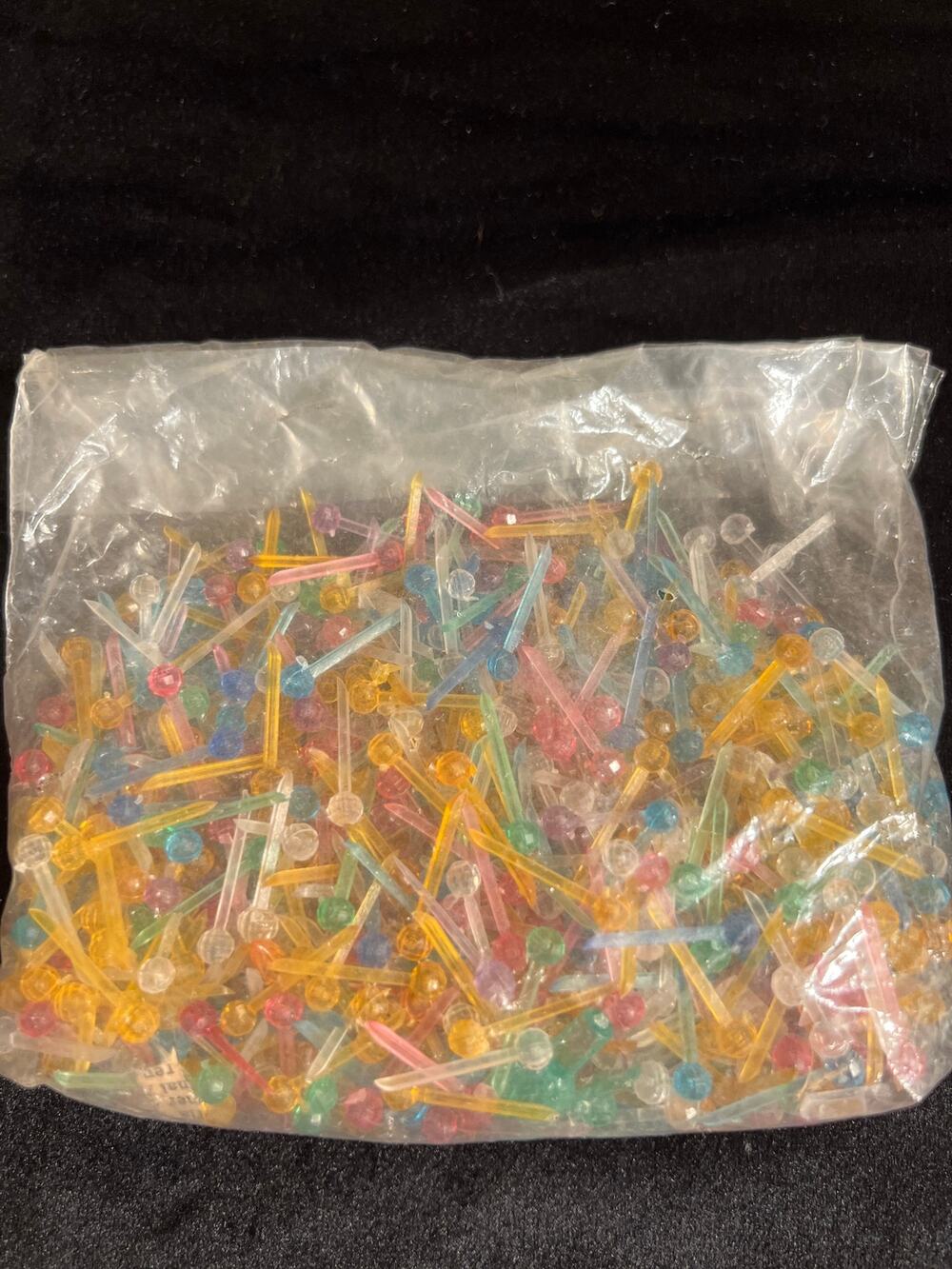 Vintage Multicolor Plastic Christmas Light Replacement Bulbs Large Assorted Lot
